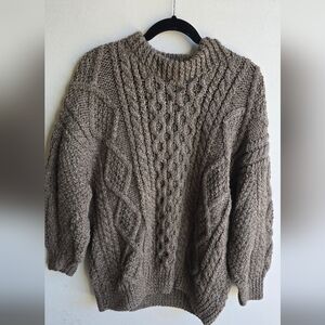 Callan Knitwear Ireland Brown Sweater